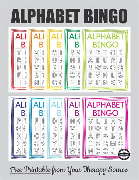 alphabet bingo printables  laptrinhx news