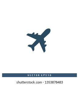 airplane icon flight symbol stock vector royalty