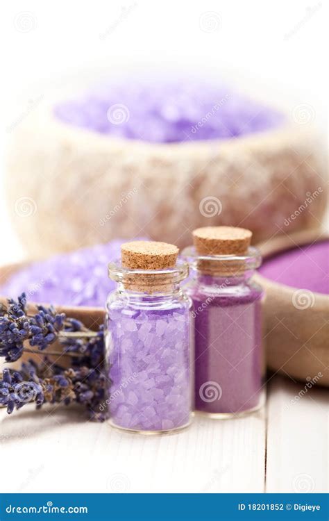 aromatherapy lavender spa minerals stock photo image  natural