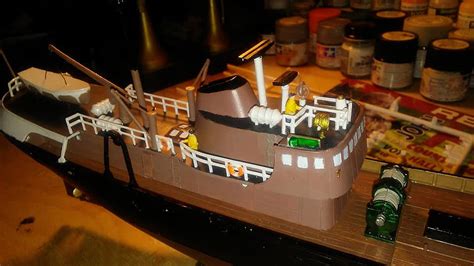 North Sea Trawler Plastic Model Ship Kit 1 142 Scale 05204