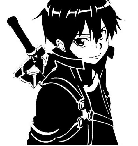 Sword Art Online Sao Kirito Anime Decal Sticker