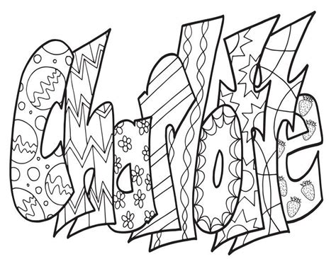coloring pages  girls names coloring pages