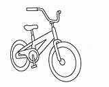 Coloring Bicycle Drawing Colour Colours Wallpaper Beautiful Print Coloringhome sketch template