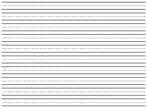 grade printable lined paper