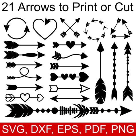 arrows svg bundle   arrow svg files  printable clipart