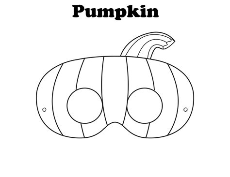 halloween masks coloring pages    print
