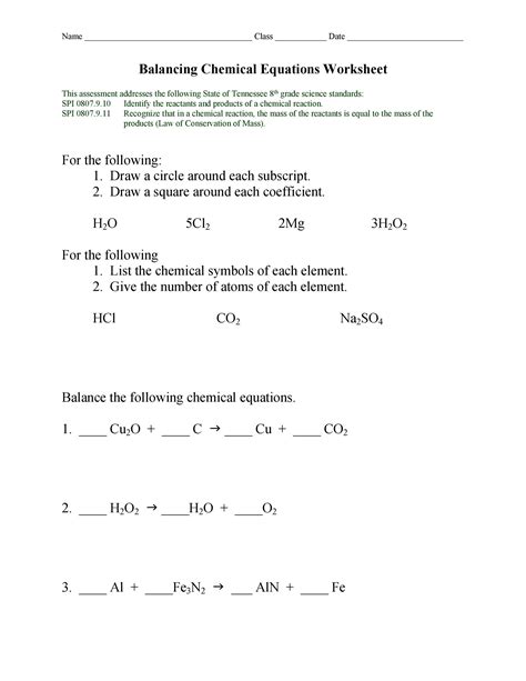 number  atoms   formula worksheet answer key