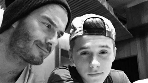 david beckham embarrasses son brooklyn with hilarious instagram comment