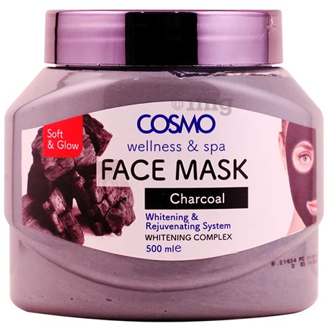 cosmo wellness spa face mask charcoal buy jar   ml face mask