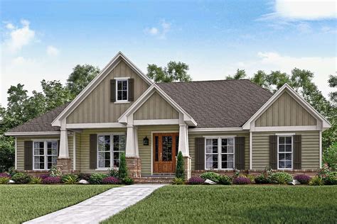 craftsman house plan loaded  style hz architectural