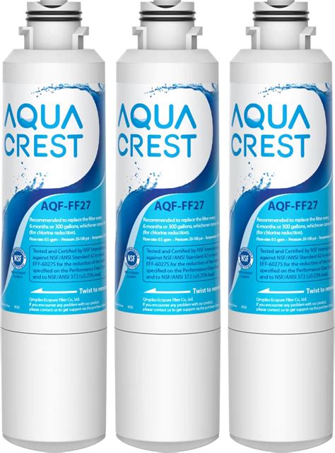 Aquacrest Da29 00020b Refrigerator Water Filter Nsf 53and42 Certified To