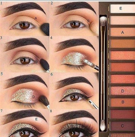 easy eye makeup tutorial  beginners step  step ideaseyebrow