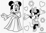 Livro Minie Mickey Mimi Vermelha Recortables sketch template