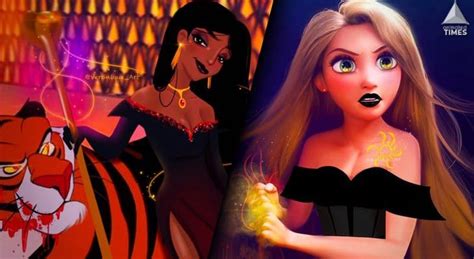 7 favorite disney princesses re imagined as evil villains