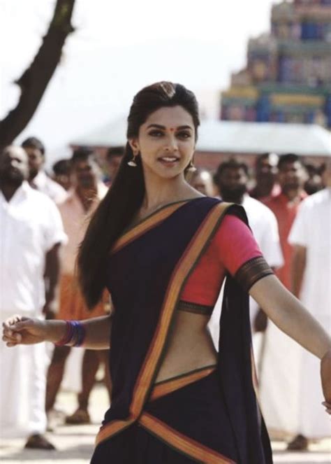 A Half Saree Worn In Tamil Nadu Worn By Actress Deepika Padukone In