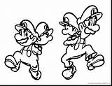 Mario Baby Coloring Pages Characters Getcolorings sketch template