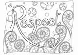 Respect Gribouillage Coeur sketch template