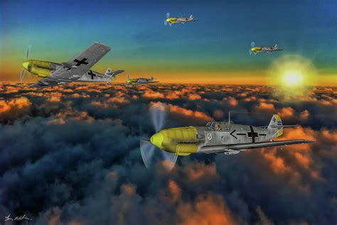 squadron headed home art digital art  tommy anderson fine