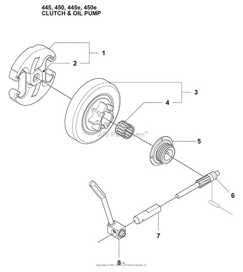 husqvarna    parts diagram  chain brake