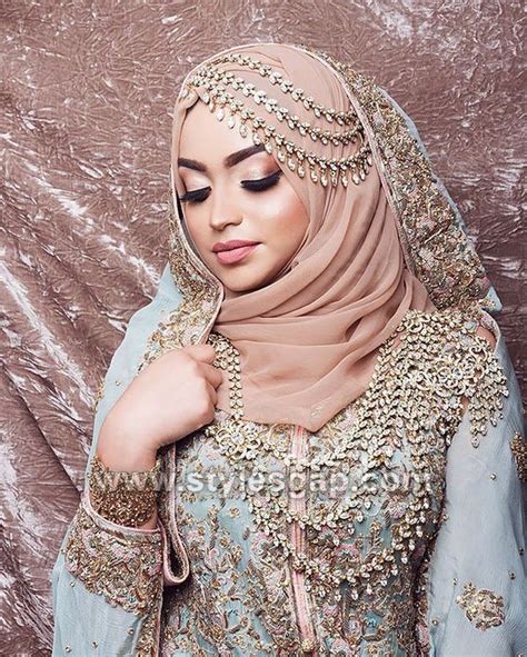 latest bridal hijab styles dresses designs collection 2017 2018 2020 online shopping in