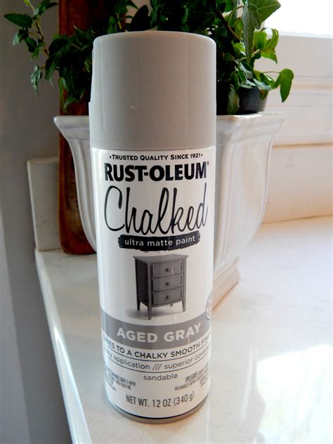 painting  rust oleum chalked spray paint stylish revamp