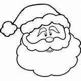 Santa Face Christmas Coloring Head Template Silhouette Clipart Printable Pages Claus Templates Designs Elf Bing Noel Clipground Colors Getdrawings Print sketch template