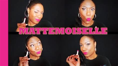 mattemoiselle fenty beauty lipstick swatches youtube
