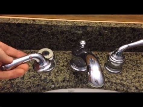 moen darcy bathroom faucet   install  moen centerset faucet youtube  andreana