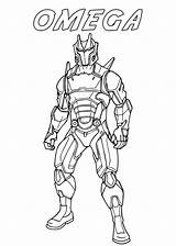 Fortnite Coloring Pages Printable Strongman Main Game Raskrasil sketch template