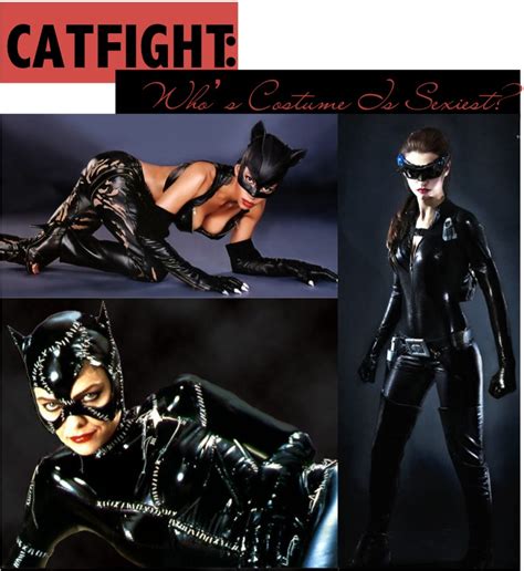 michelle vs halle vs anne whose catwoman costume do you
