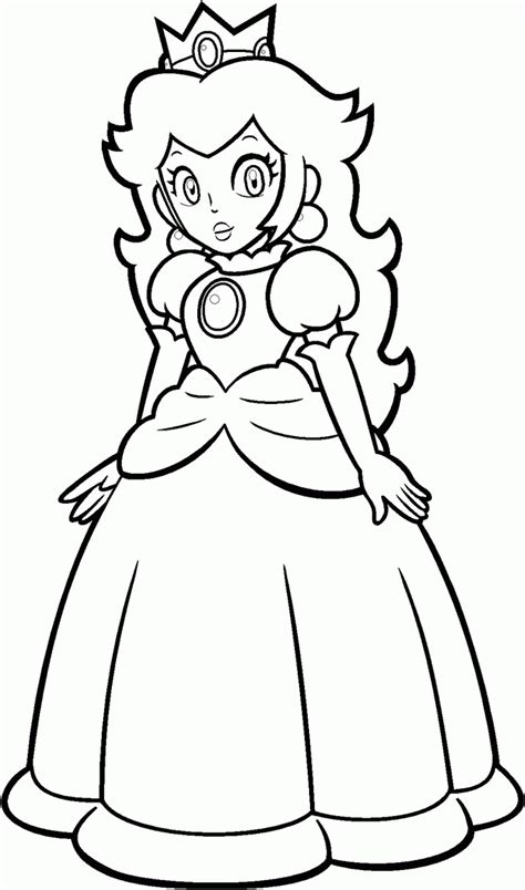 princess peach coloring pages  print  coloring home