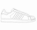 Vans Coloring Template Shoes sketch template