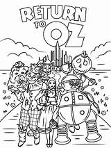 Oz Coloring Pages Wizard Emerald City Color Holi Getcolorings Printable Kids Cartoon Recommended Happy sketch template