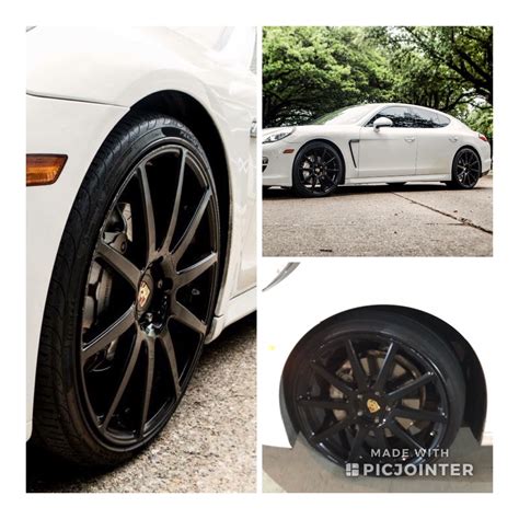 gloss black  porsche rims  sale sell  tires