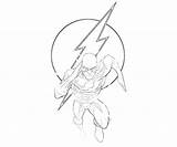 Flash Injustice Thunder sketch template