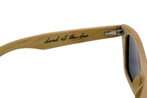 the patriot laminated or solid bamboo america sunglasses