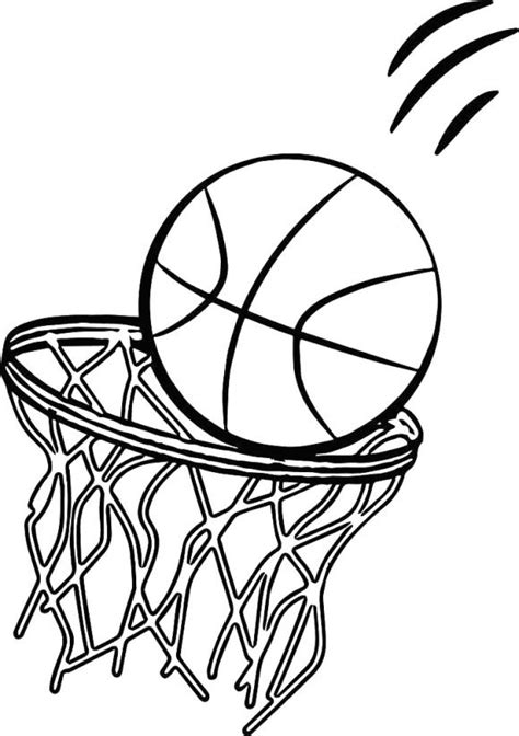 coloring page basketball  basketball drawings basketball ball