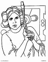Princess Leia Coloring Pages Getcolorings sketch template