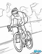 Cycling Velo Hellokids Wielrenner Fietsen Vélo Ciclismo Kleurplaten Publiek Triathlon Activité Fiets Voorbij Results sketch template