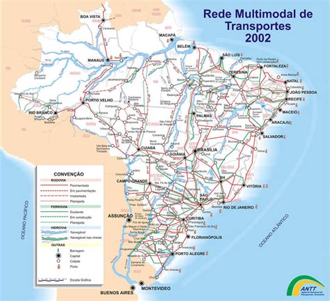 brazil main gas pipeline map