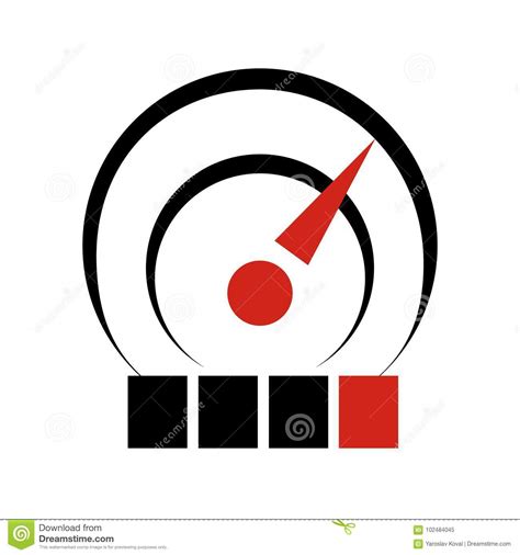 temperature sensor logo icon simple style stock illustration illustration  measurement