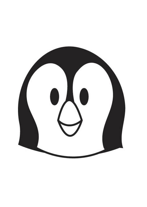 kleurplaat kop pinguin gratis kleurplaten om te printen afb