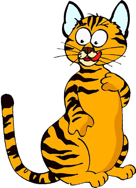 dieren cliparts poezen animaatjesnl