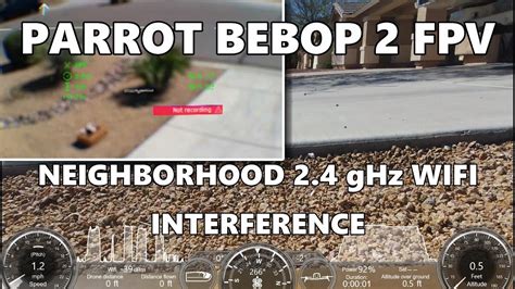 parrot bebop  fpv neighborhood  ghz wifi interference solutions youtube