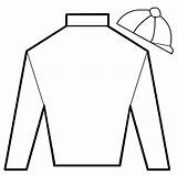 Coloring Derby Jockey Silks Pages Blank Kentucky Template Cup Melbourne Shirt Party Silk Horse Own Colouring Sheet Racing Printable Race sketch template