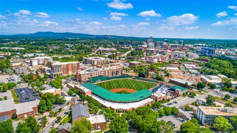 downtown greenville south carolina aerial stock photo image  pretty