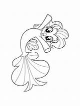 Coloring Pie Pinkie Pages Printable sketch template