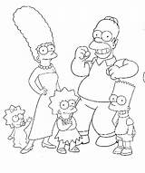 Colorir Simpsons Os Simpson Imprimir Coloringcity Robena sketch template