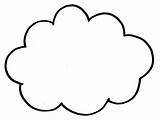 Cloud Printable Cliparts Template Coloring Use Pattern Pages Clipart Para Computer Designs sketch template