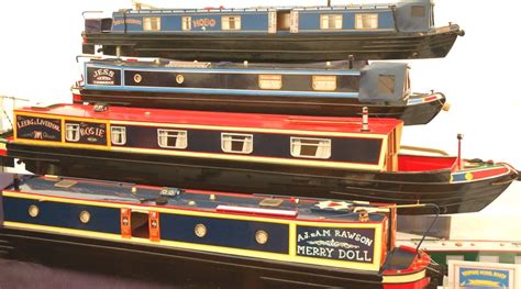 canal boat canal boat model